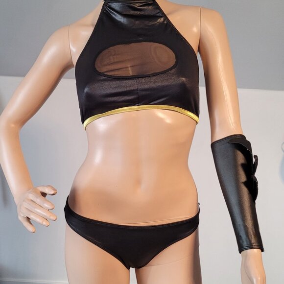 Ladies Sexy Batwoman/Batman 6 Piece Costume Fits Small/Medium FAN2-005453 - Picture 5 of 7